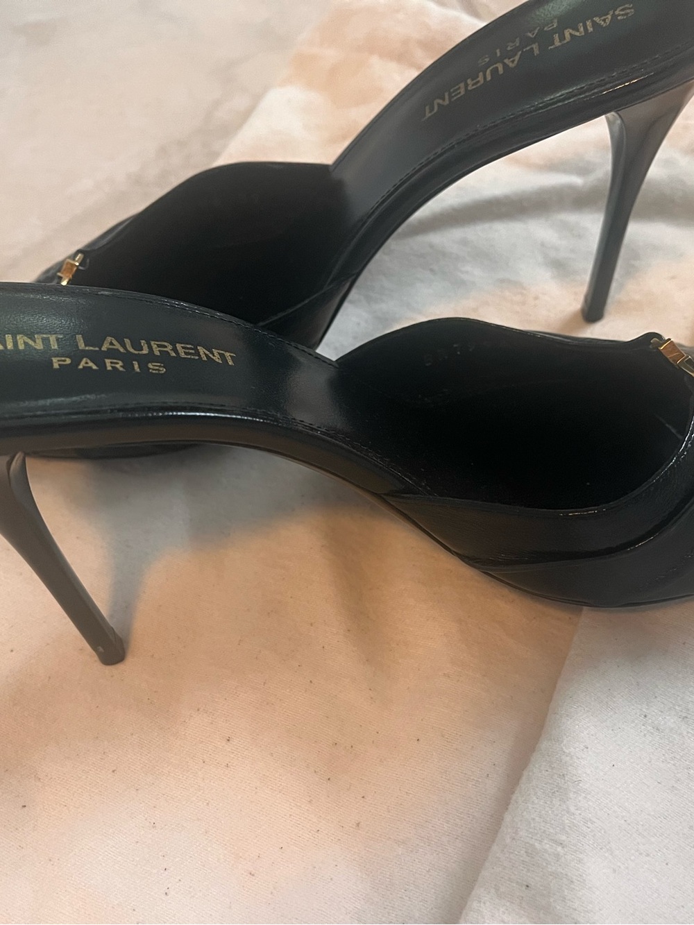 YSL BABYLONE MULES IN SMOOTH LEATHER - Picture 5 of 13